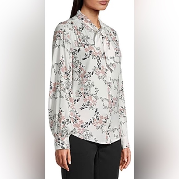 Liz Claiborne Long Sleeve Button Down Floral Shirt Regular Fit Size Small. NWOT. - Picture 2 of 7